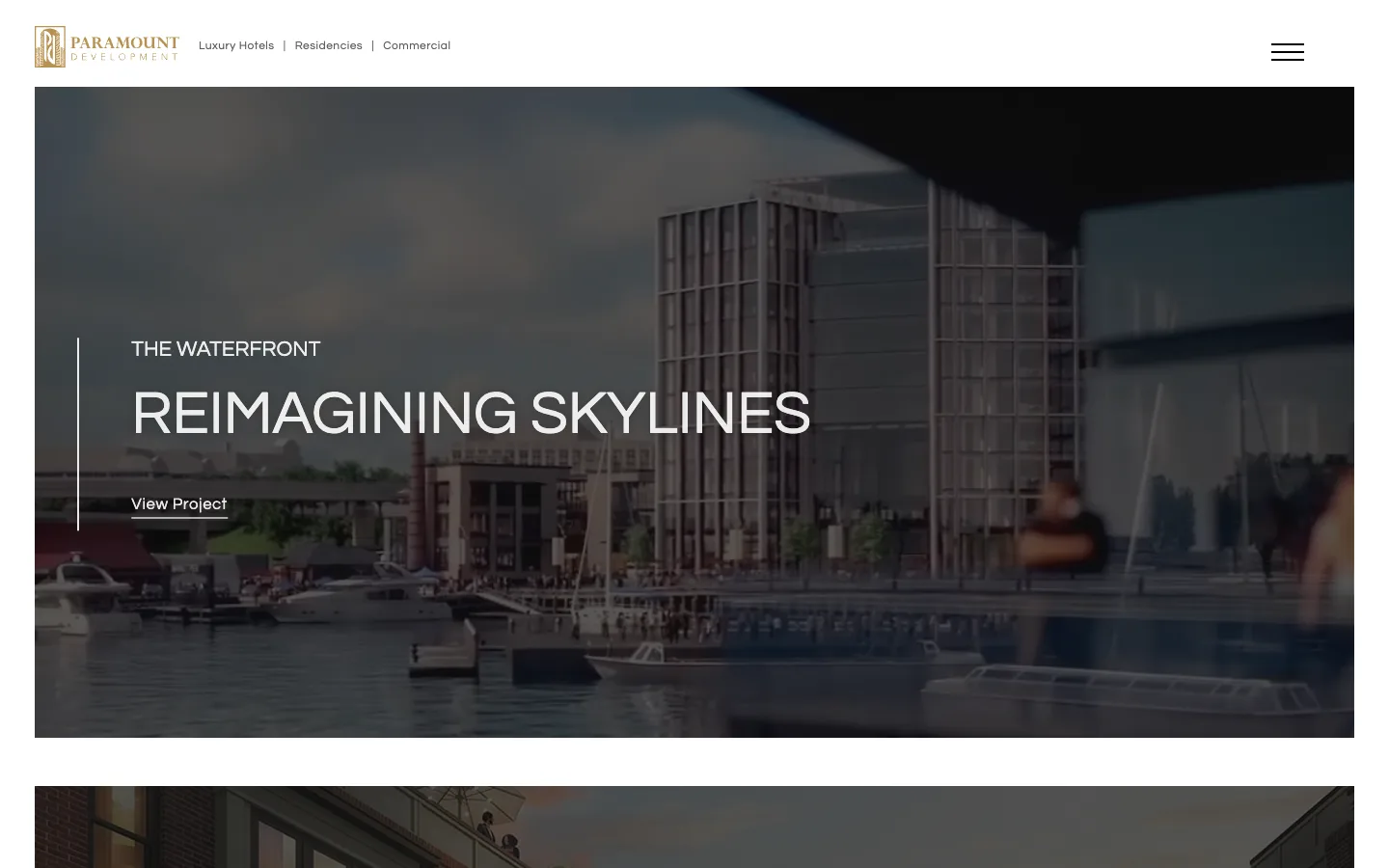 Paramount Development website