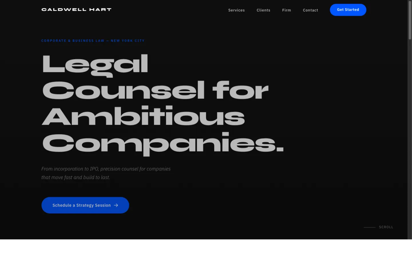 Caldwell Hart - Corporate Law